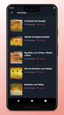 Receitas de Cozinha Portuguesa android App screenshot 6